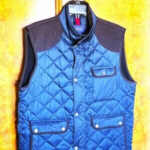 CREMIEUX (M) Blue Quilted Vest